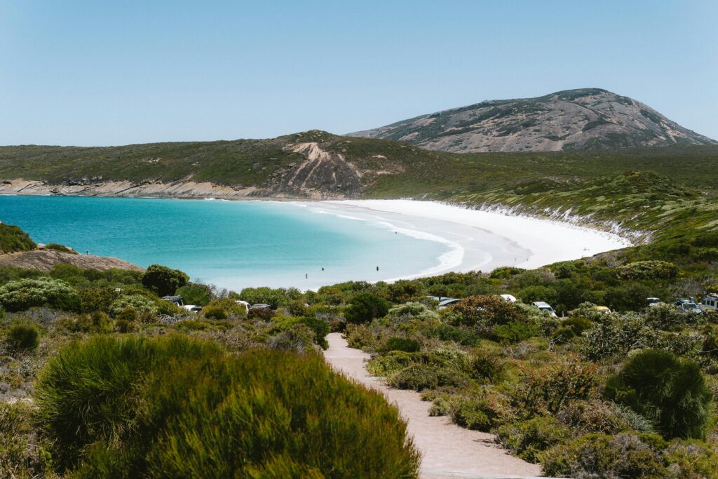 Discover the breathtaking white sandy beaches and turquoise waters of Esperance, Western Australia.